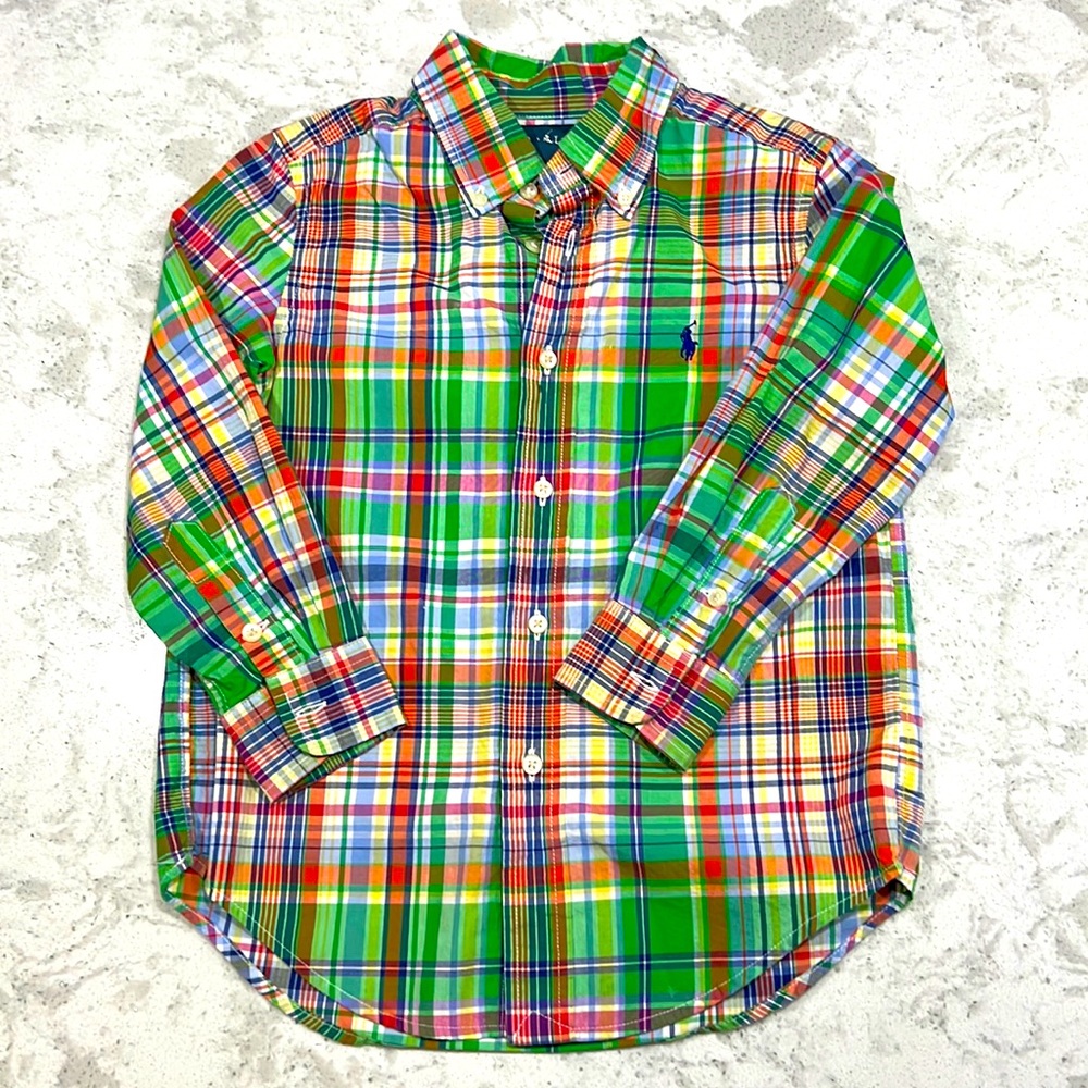 Boys Ralph Lauren Button Down - Size 4T - Like New - Smoke & Pet Free Home